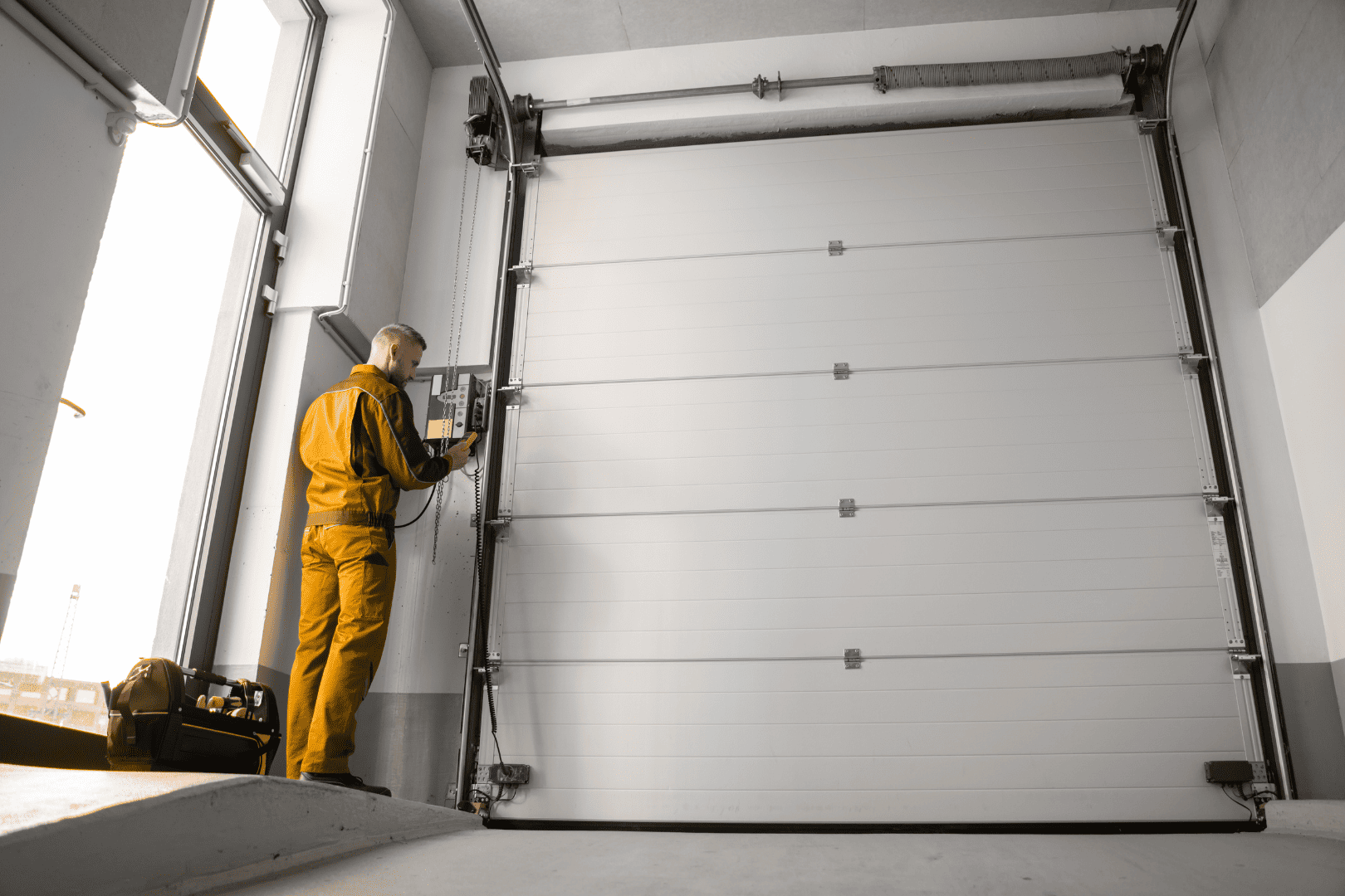 Professional garage door installation
